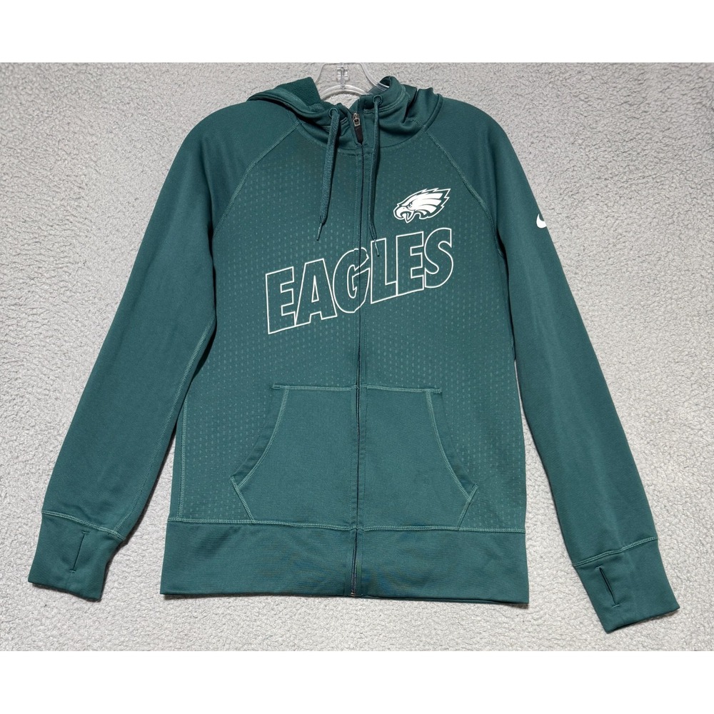 Nike Therma Fit Philadelphia Eagles Sweatshirt Hoodie Mens Medium NFL